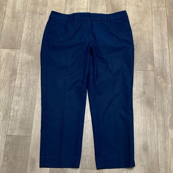 White House Black Market Perfect Form Straight Crop‎ Casual Minimalist Pants - Picture 1 of 6